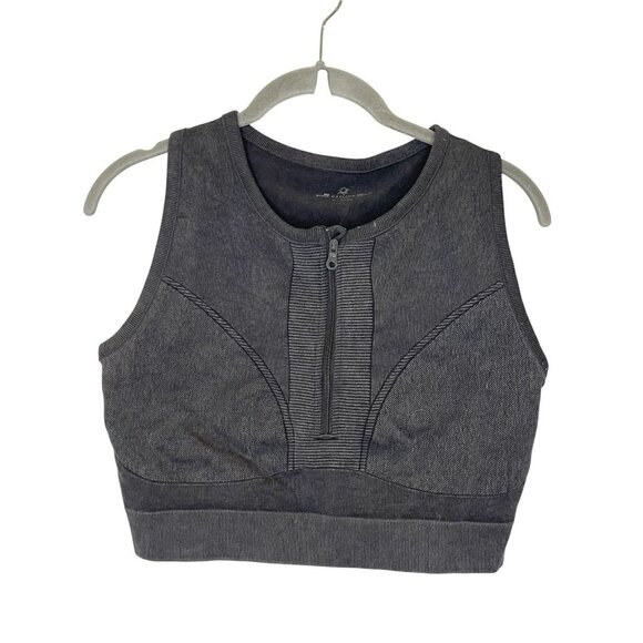 Offline by Aerie Racerback Sports Bra XL Gray Sweat Most Support Cardio Workout - Picture 1 of 6